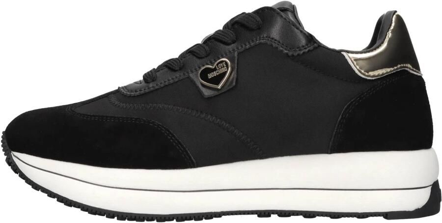 Love Moschino Leren en Stoffen Sneakers - Foto 3