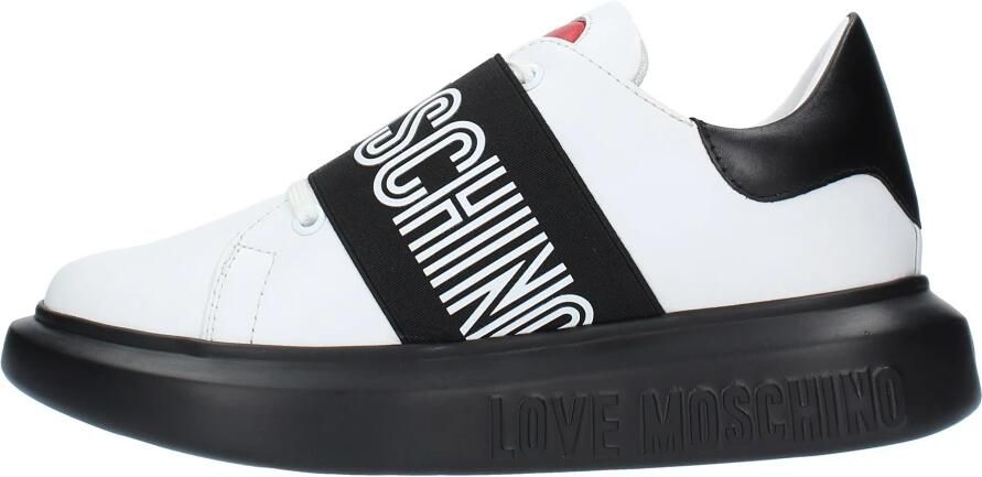 Love Moschino Leren en Stoffen Sneakers