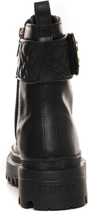 Love Moschino Leren Enkellaarsjes met Veters - Foto 3