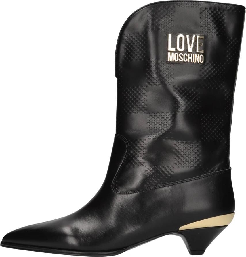 Love Moschino Leren enkellaarzen