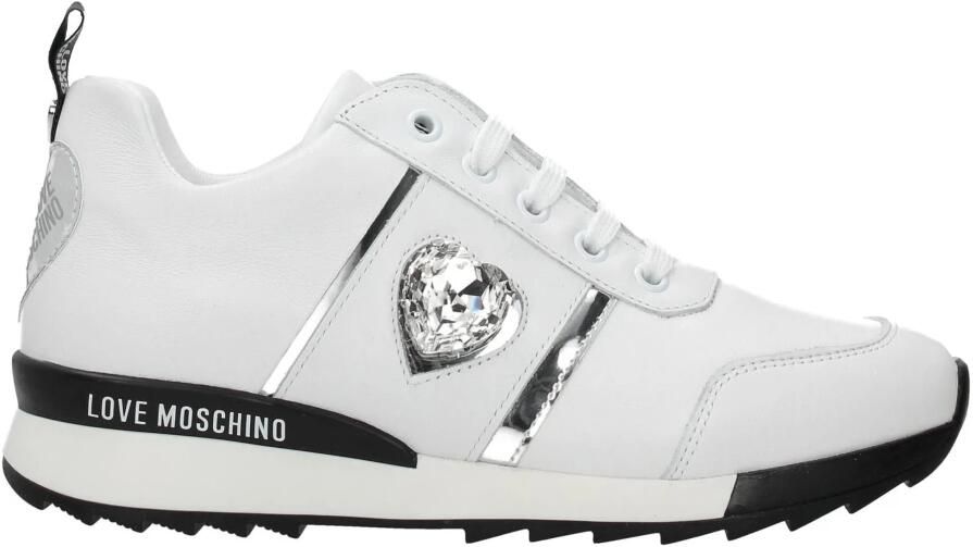 Love Moschino Leren Lage Sneakers