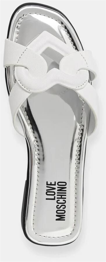 Love Moschino Leren Slippers - Foto 4