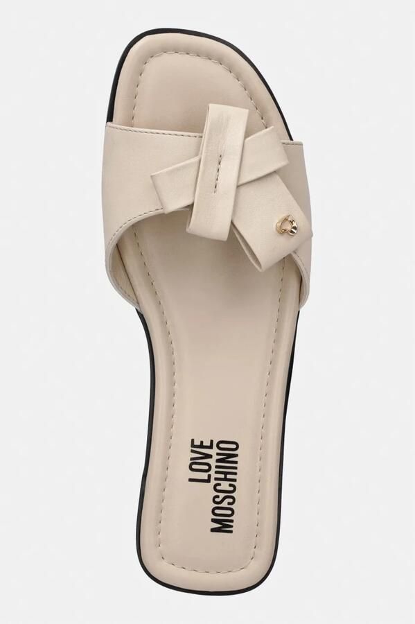 Love Moschino Leren Slippers - Foto 4