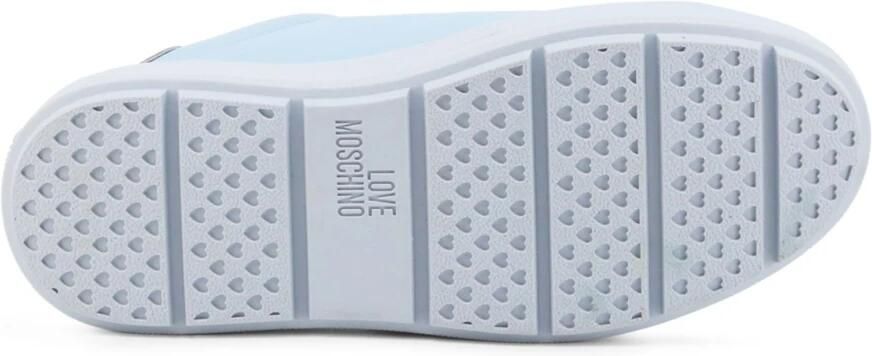 Love Moschino Dames Leren Sneakers Stijl Ja15304G1Gia0 Blauw Dames - Foto 3