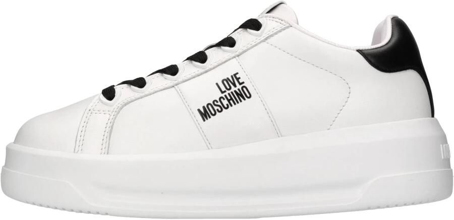 Love Moschino Logo Leren Sneakers
