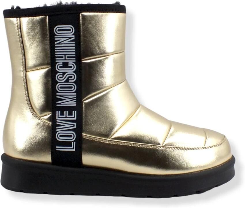 Love Moschino Ja24103 Enkelboots Enkellaarsjes Dames Goud - Foto 4