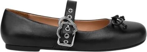 Love Moschino Nappa leren ballerina's