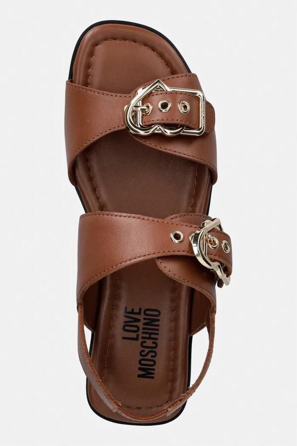 Love Moschino Platte Sandalen - Foto 4