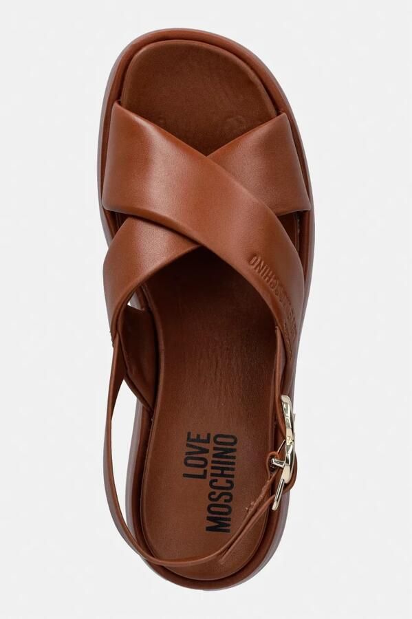 Love Moschino Platte Sandalen - Foto 4