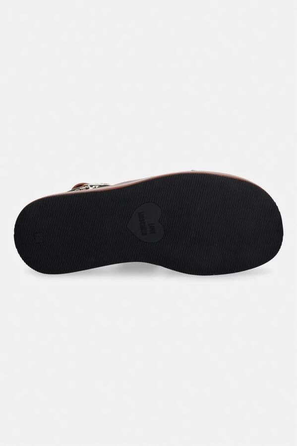 Love Moschino Platte Sandalen - Foto 5