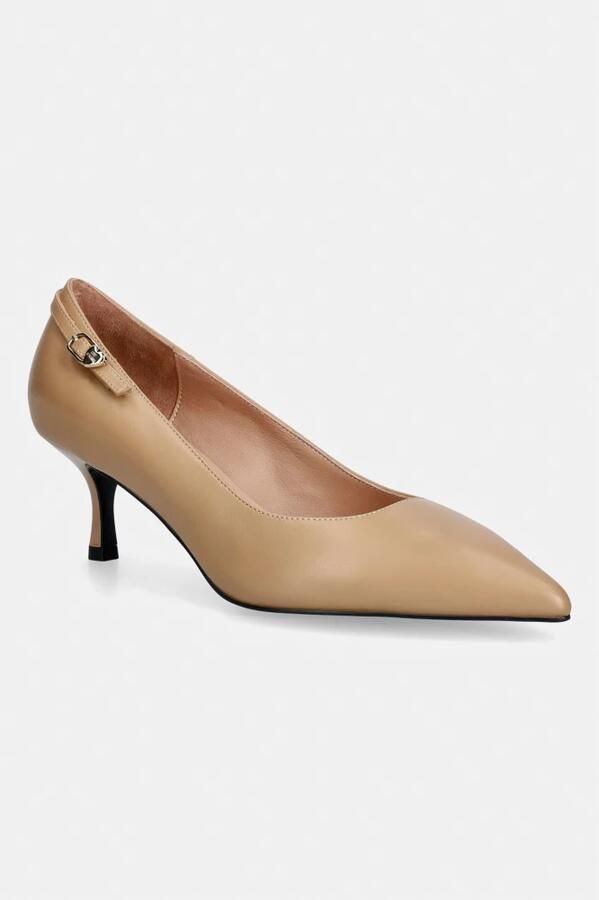Love Moschino Pumps met puntige neus van leer - Foto 2