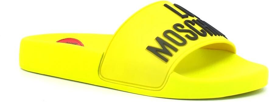 Love Moschino Gele Flip Flops voor Dames Yellow - Foto 2