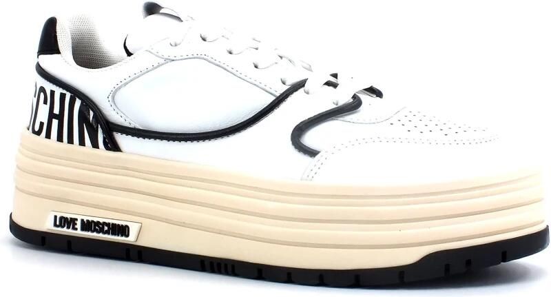Love Moschino Witte Casual Sneakers voor Vrouwen Wit Dames - Foto 3