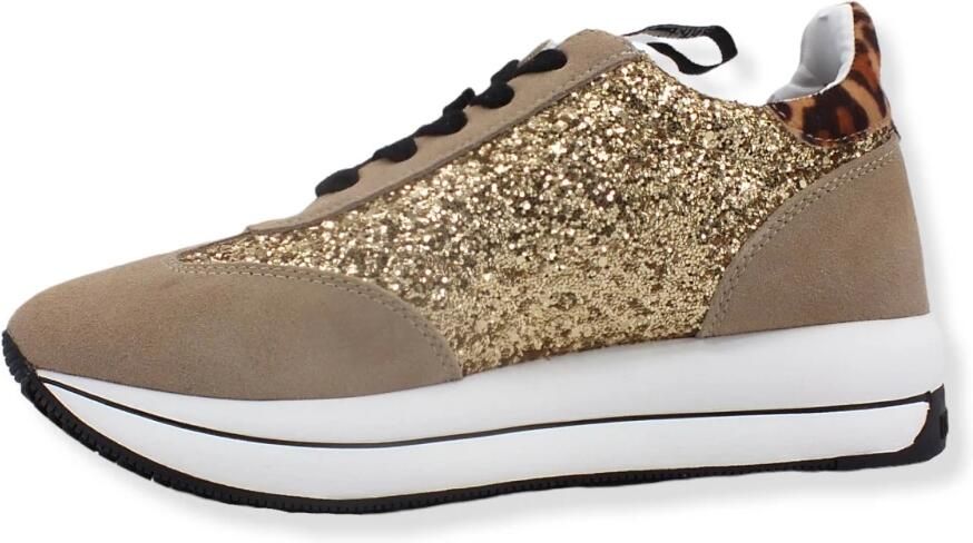 Love Moschino Ja15384 Lage sneakers Dames Goud - Foto 3