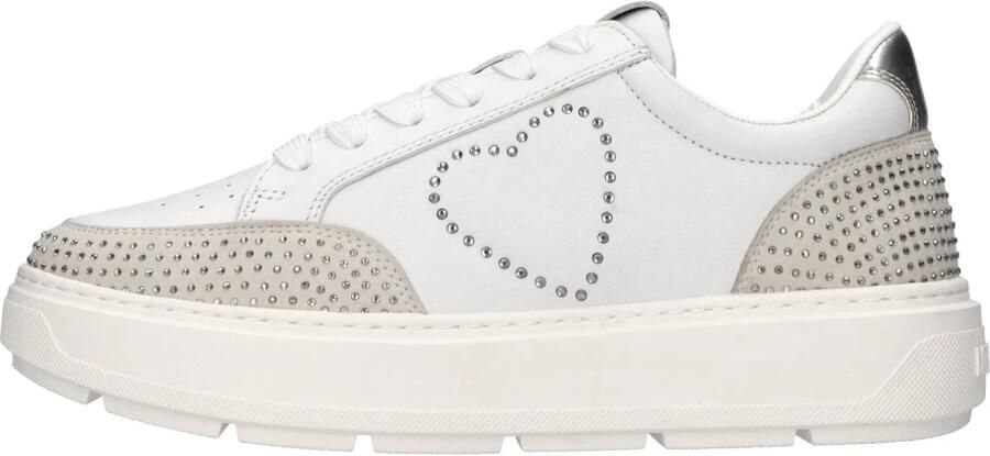 Love Moschino Suede en Strass Sneakers