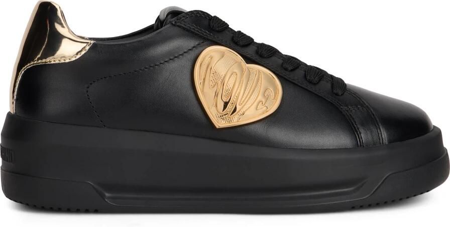 Love Moschino Sneakers met logo-embleem en hartmotief