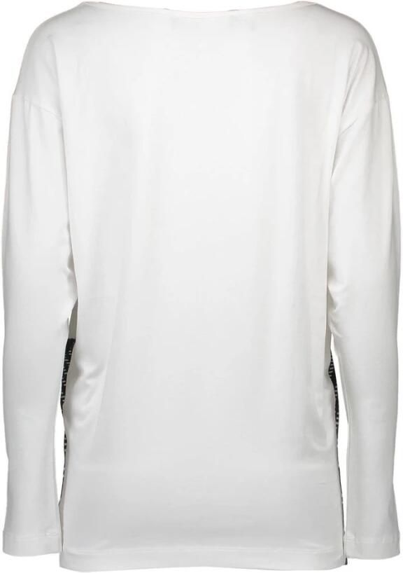 Love Moschino Stijlvol Wit Boot Hals Dames Top - Foto 2