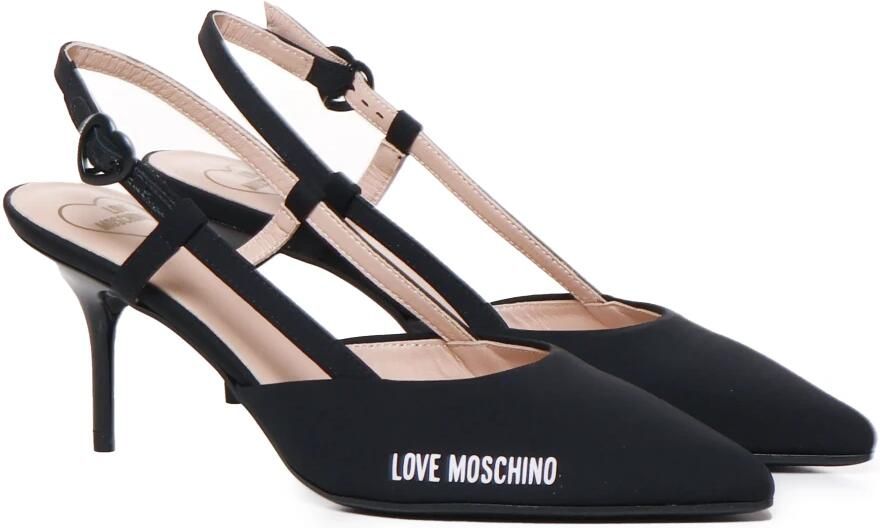 Love Moschino Pumps & high heels Rubber Logo Scarpa Donna in zwart