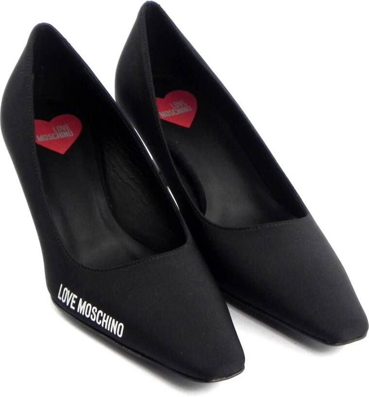 Love Moschino Lycra Nero Pumps Zwart Dames