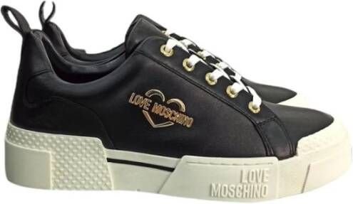 Love Moschino Modieuze sneakers voor dames Zwart Dames