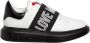 Love Moschino Platform Sneakers met Oogjes Detail Black - Thumbnail 2