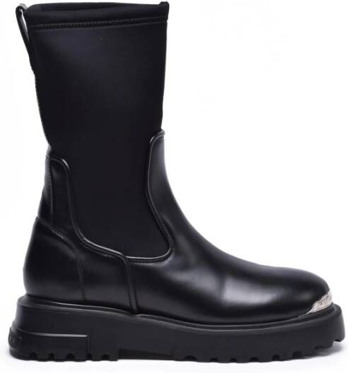Love Moschino Neopreen enkellaarzen met rubberen zool