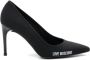 Love Moschino Klassieke Glamoureuze Pumps met Amandelvormige Neus Zwart Dames - Thumbnail 6