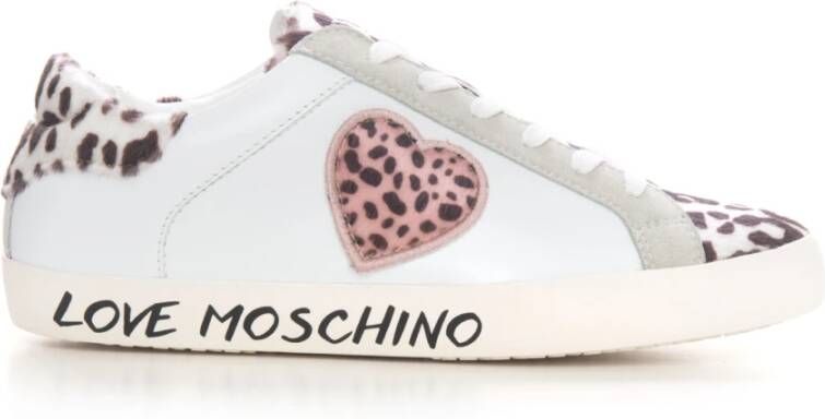 Love Moschino Ponyskin Vetersneakers Multicolor Dames