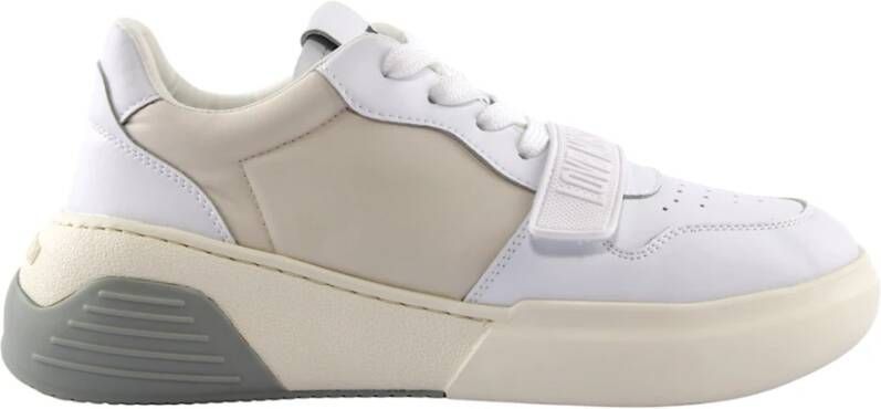 Love Moschino Witte Gescheurde Jeans Multicolor Dames