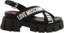 Love Moschino Sneakers San Lod Tassel70 El Logo in black - Thumbnail 1