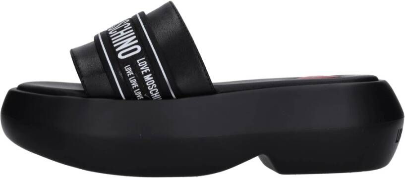Love Moschino Sandalen Zwart