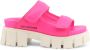 Love Moschino Lente Zomer Collectie Sliders Pink - Thumbnail 2