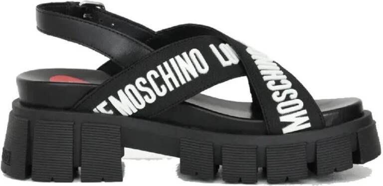 Love Moschino Sneakers San Lod Tassel70 El Logo in black
