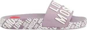 Love Moschino Sliders Paars Dames