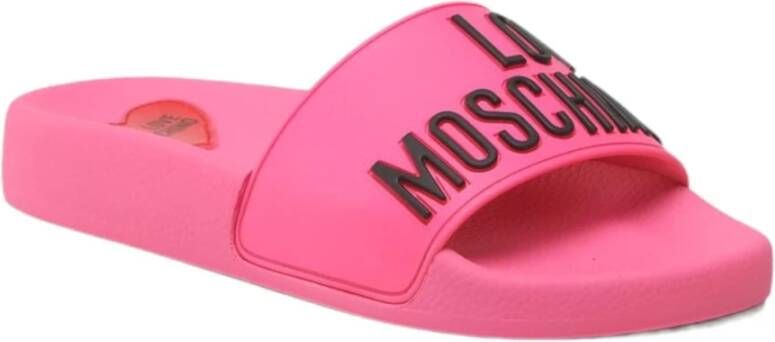 Love Moschino Sliders Roze Dames