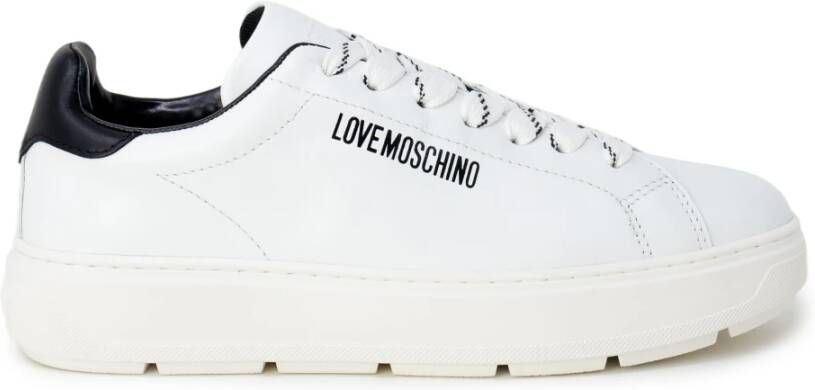 Love Moschino Sneakerd.bold40 Wit Zwart Ja15374G1Gia110A Wit Dames