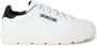 Love Moschino Witte Leren Sneakers met Plateau en Brand Logo White Dames - Thumbnail 1