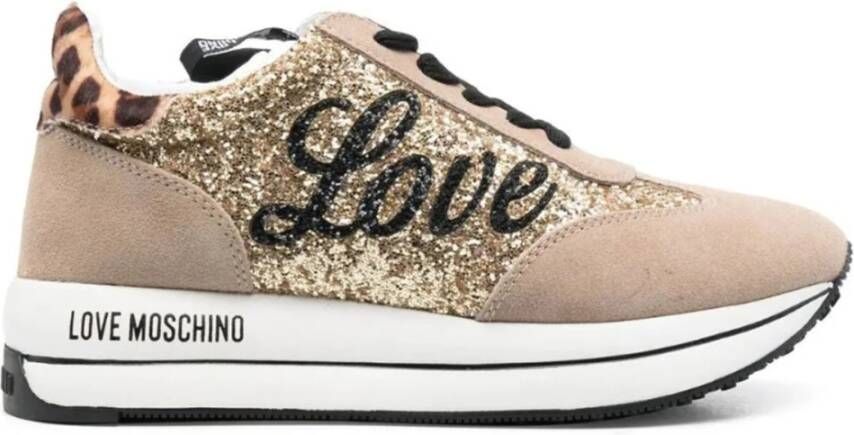Love Moschino Sneakers Beige Dames
