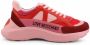 Love Moschino Sneakers Sneakerd Running60 Mix in poeder roze - Thumbnail 1