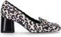Love Moschino Sneakers met luipaardprint van ponyhaar White Dames - Thumbnail 1