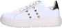 Love Moschino Luxe Leren Sneakers voor Vrouwen White Dames - Thumbnail 1