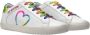 Love Moschino Leren Sneakers voor Dames Lente Zomer Collectie White Dames - Thumbnail 8