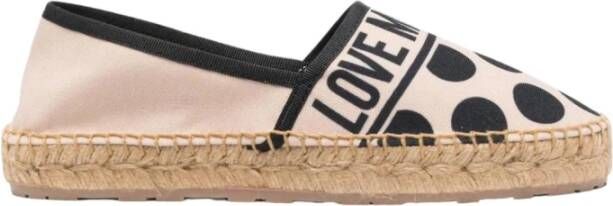 Love Moschino Stijlvolle Espadrilles voor Zomeroutfits Beige Dames