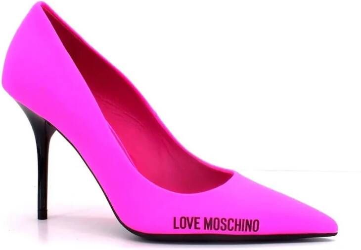 Love Moschino Stijlvolle Scarpad.spillo95 Pumps voor Dames Roze Dames