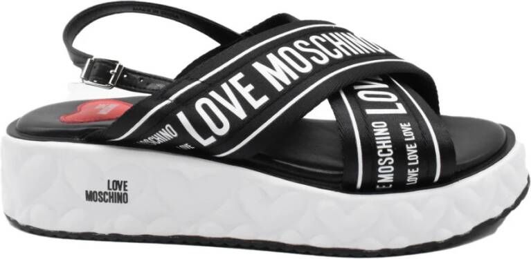 Love Moschino Stijlvolle Zomer Sandalen voor Vrouwen