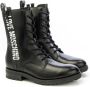 Love Moschino Stoere Veterschoenen voor Dames Zwart Dames - Thumbnail 4