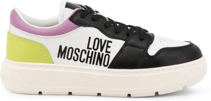 Love Moschino Synthetisch Leren Sneakers Ja15274G1Giab Wit Dames