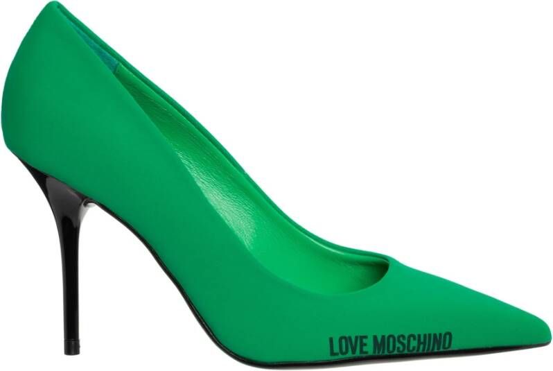 Love Moschino Verhoog stijl met hoge hakken Groen Dames