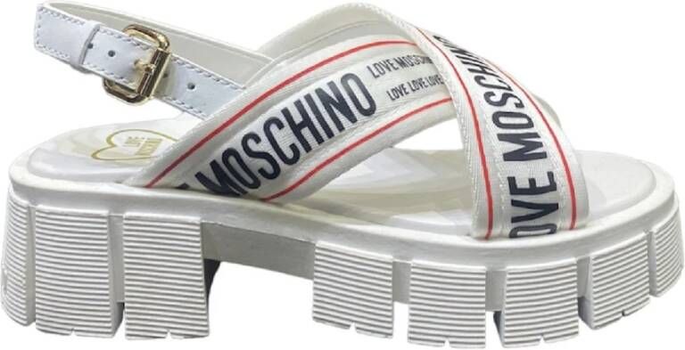 Love Moschino Sandalen Tassel Sandal in wit - Foto 1