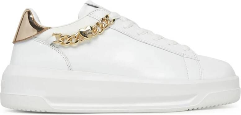 Love Moschino Witte lage sneakers